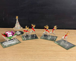 Lot 71: Glass Baron Christmas Decor