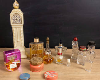 Lot 50: Vintage and Antique Perfume Bottles + Rouge