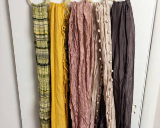 Lot 17: 4 Eileen Fisher Scarves + 1 Bonus