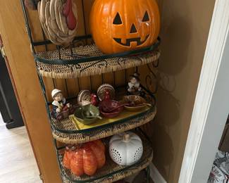 Lots of Fall decorations