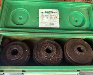 Greenlee professional hydraulic knockout tools