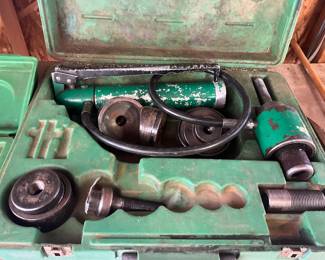 Greenlee professional hydraulic knockout tools