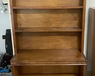 Vintage Wood Bookcase