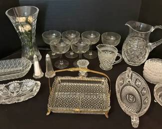 Clear Glassware Entertaining Set