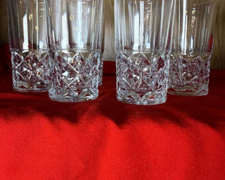 Lot 56: Set of Four Cut Glass Tumblers