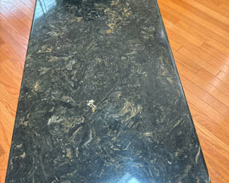 Lot 16: Rectangular Coffee Table with Marble Top