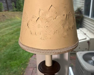 Lot 2: Table Lamp with Decorative Shade