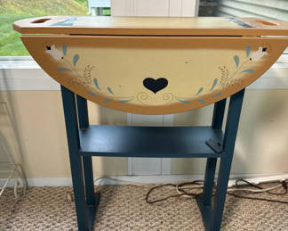 Lot 3: Decorative Folding Tray Table