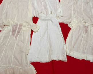 Lot 29: Collection of Vintage White Infant and Child Gowns