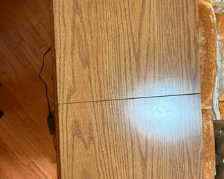 Lot 36: Oak Cabinet with Drop-Leaf Top