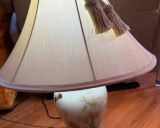 Lot 35: Ceramic Table Lamp with Fabric Shade