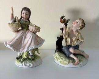 Lot 23: Pair of Porcelain Child Figurines