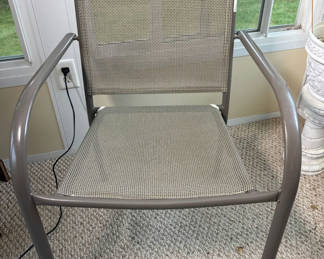 Lot 5: Metal Frame Patio Chair