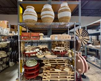 Hand crafted kitchenware; serving platters, cutting boards, spices and more!
