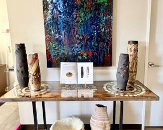 Ceramic vases by Andile Dyalvane, EXQUISITE!