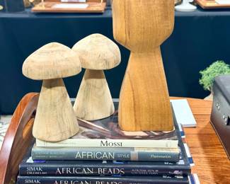 Eucalyptus Wood Mushroom Sculptures