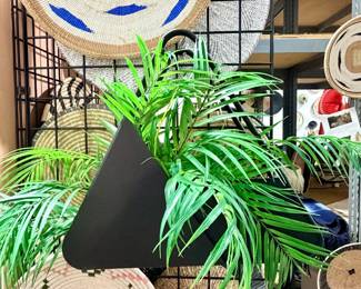 One of a kind Trioka metal planters