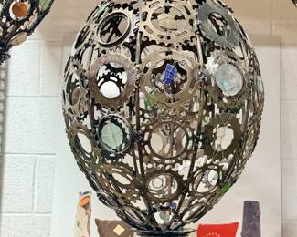 Pendant light fixture; bicycle cogs
