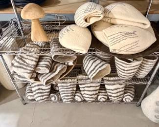 Felted wool baskets of all sizes and colors!!!