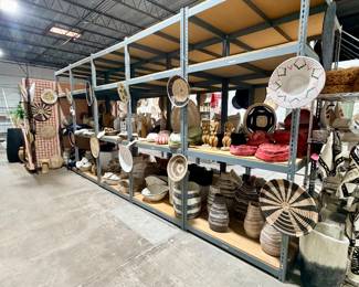 HUGE COLLECTION of felted wool baskets, bowls and vases!