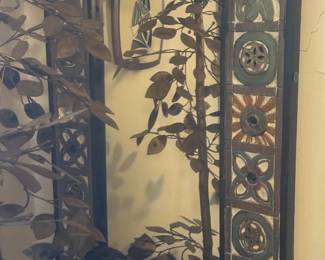 Mexican tile and glass mirror