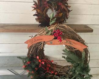 feather wreath