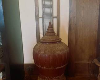 Large Burmese offering vessel