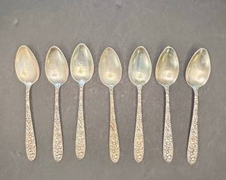 Stieff Rose Sterling Silver Teaspoons