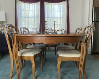 Vintage French Provincial Style Dining Set