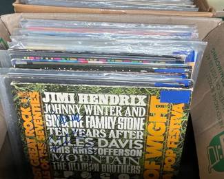 Jimi Hendrix Vinyl Record Collection