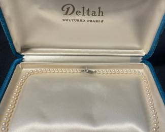 Deltah 14k Gold & Cultured Pearl Necklace