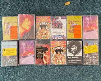 Jimi Hendrix Experience Cassette Tape Collection