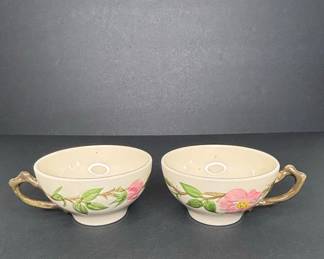 Franciscan Desert Rose Cream Tea Cups