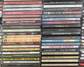 Collection of Allman Brothers Band and Related Artists CDs