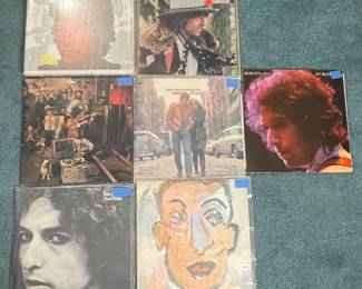 Bob Dylan Vinyl Record Collection