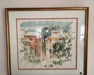 Alfred Birdsey Watercolor Landscape