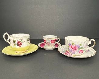 Vintage Tea Cups and Saucers 