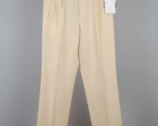 Vintage Liz Claiborne Linen Pleated Trousers