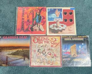 Grateful Dead From the Mars Hotel Vinyl Record Signed by Bob Weir
