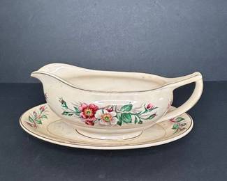 John Maddock & Sons Ivory Ware Gravy Boat