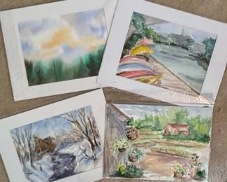 Original Watercolor Landscapes