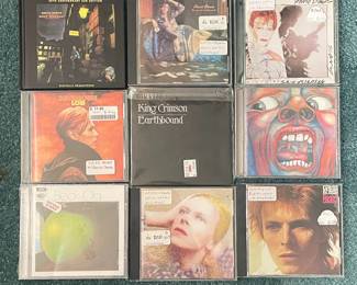 David Bowie and King Crimson Rykodisc Reissues