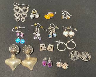 Vintage Sterling Silver Earrings