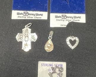 Sterling Silver Disney and Souvenir Charms and Pendants