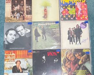 Vintage Vinyl Record Collection - Classic Rock & Pop