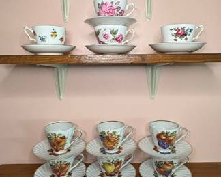 Bone China Teacup and Saucers