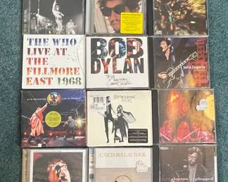 Assorted Classic Rock Music CDs