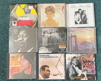 Collection of Vintage Jazz and Blues Compact Discs