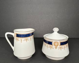 Royal M by Mita Countess Creamer and Sugar Bowl