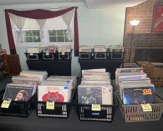Massive Collection of Vintage Vinyl Records, Many Autographed 